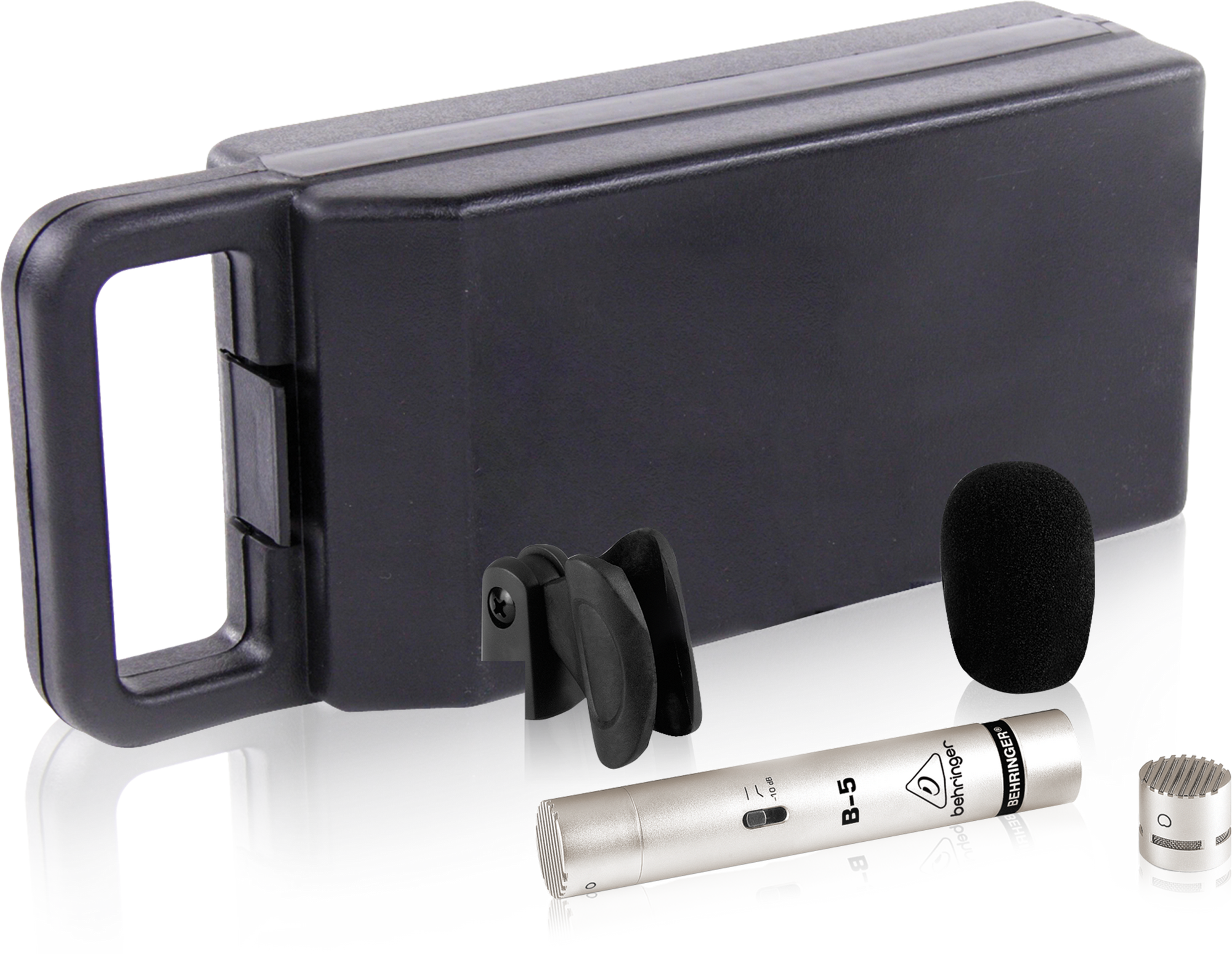 Behringer B-5 – Studio Condenser Microphone with Interchangeable Capsules