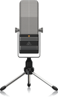 Behringer BV44 USB Microphone – Vintage Broadcast Condenser Mic for Streaming & Podcasting