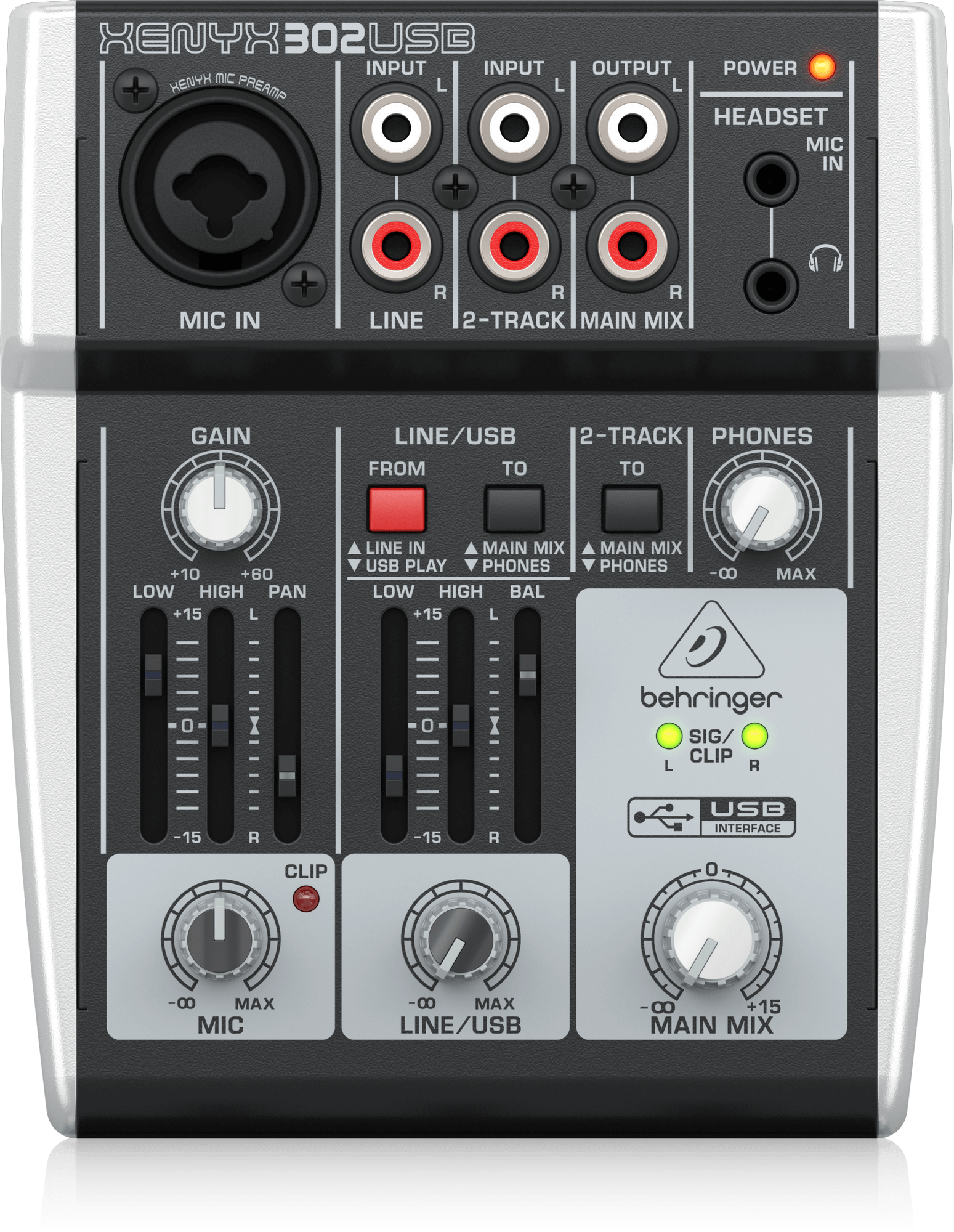 Behringer XENYX 302USB Analog Mixer