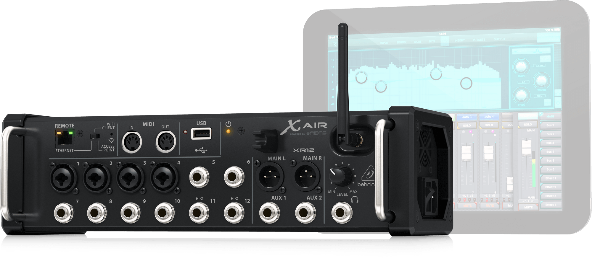 Behringer X Air XR12 12-channel Tablet-controlled Digital Mixer