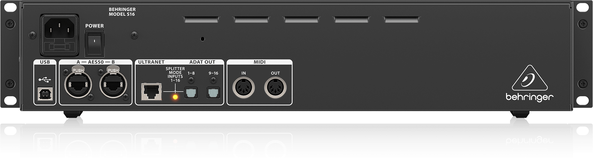 Behringer S16 16-input / 8-output Digital Stage Box