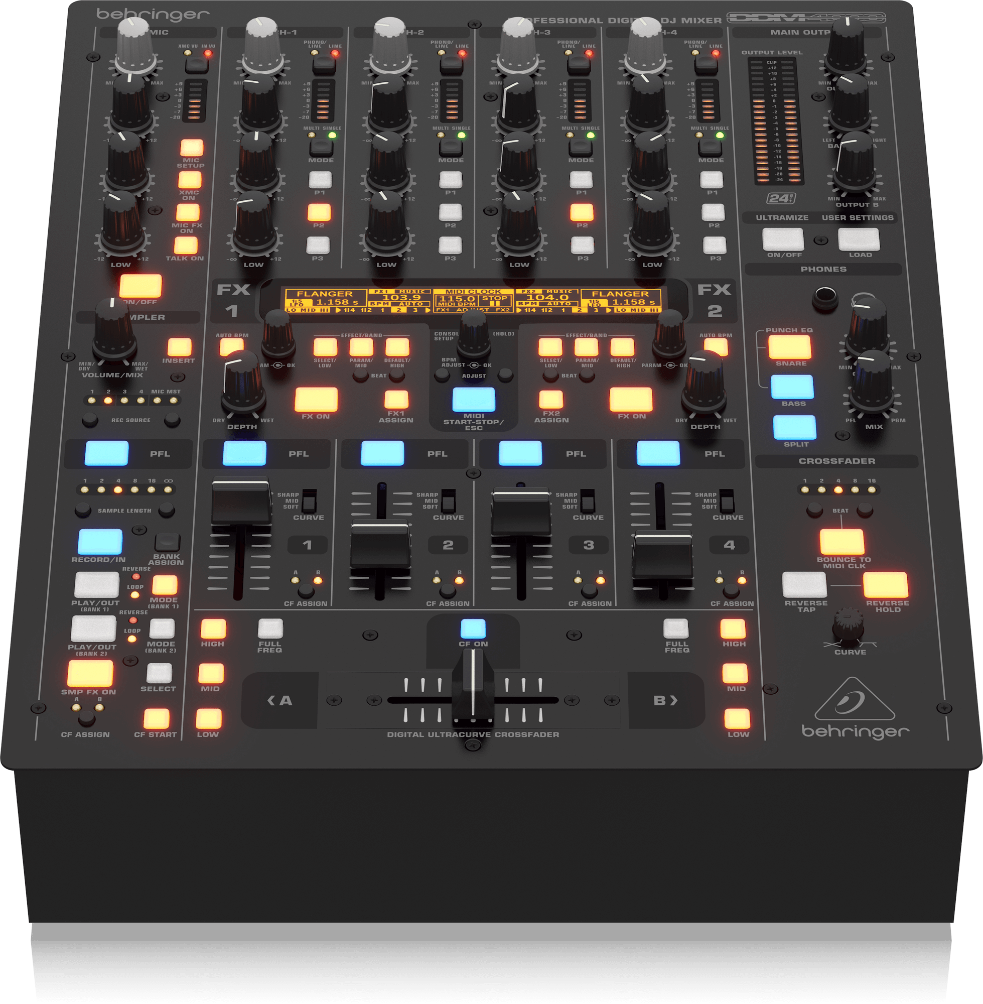 Behringer DDM4000 – Ultimate 5-Channel Digital DJ Mixer