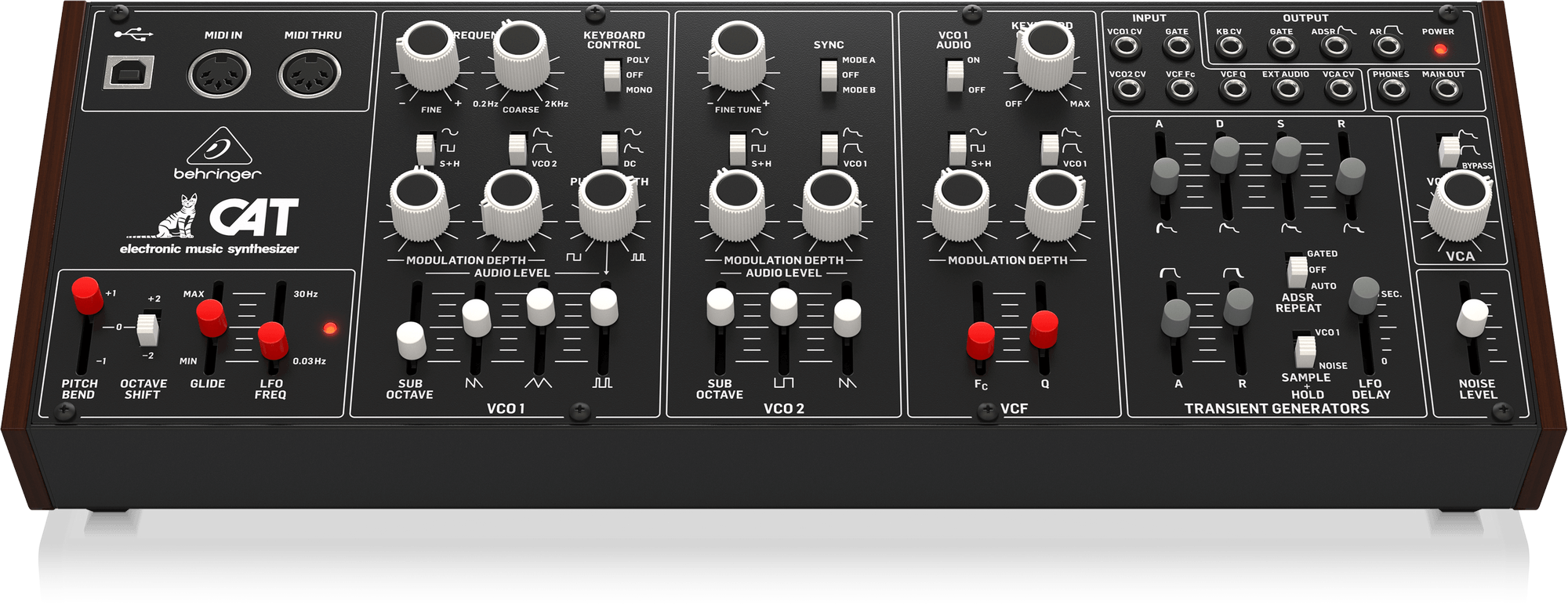 Behringer CAT Analog Synthesizer – Duophonic Vintage Synth with Dual VCOs