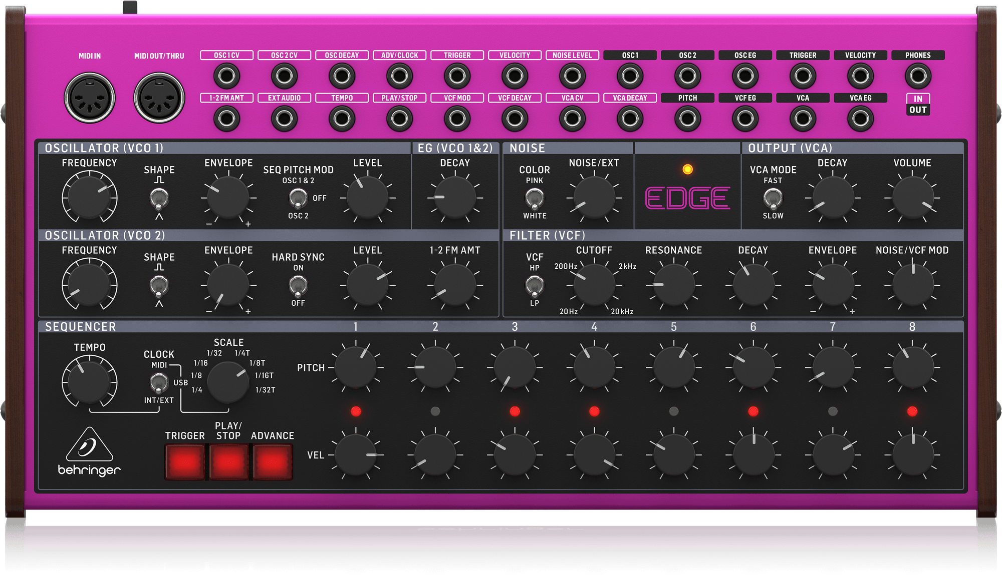 Behringer EDGE – Analog Semi-Modular Percussion Synthesizer