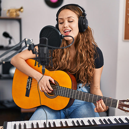 Behringer B-1 DARK EDITION – Gold-Sputtered Studio Condenser Mic