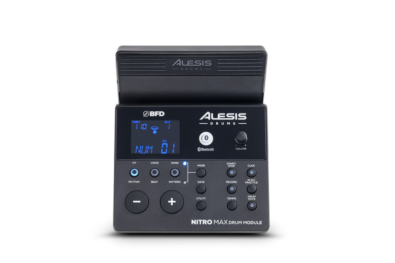 Alesis Nitro Max 8pc Electronic Drum Kit With Mesh Heads And Bluetooth