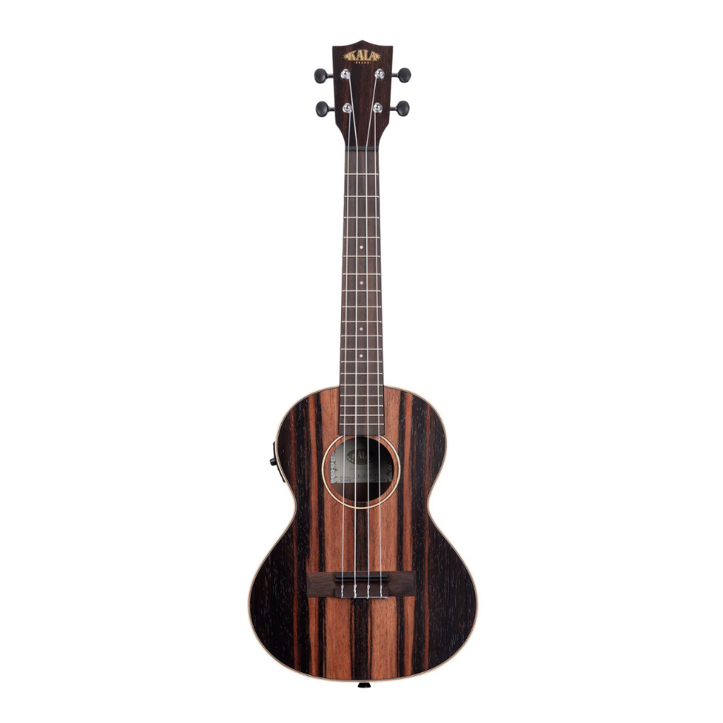 Kala Striped Ebony Tenor Ukulele with UK-300TR Electronics