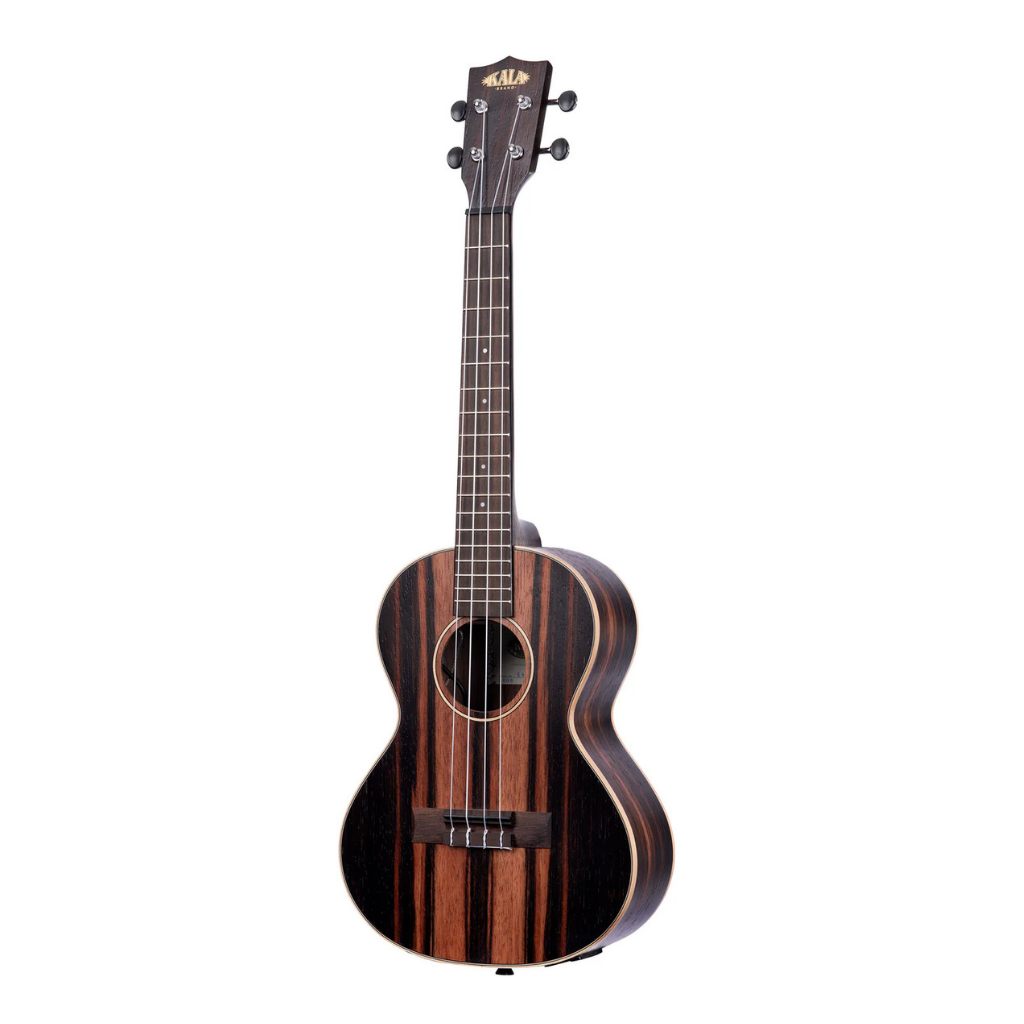 Kala Striped Ebony Tenor Ukulele with UK-300TR Electronics