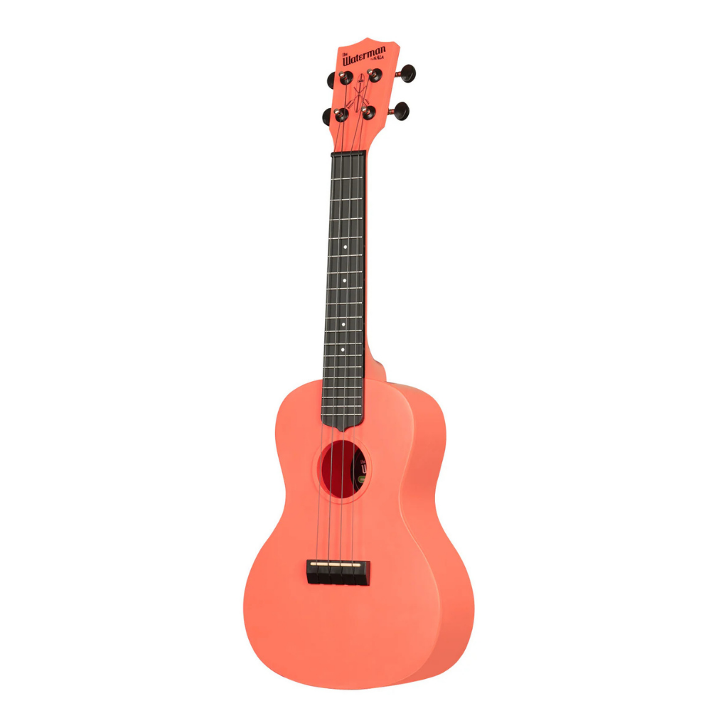 Kala Waterman Recycled Soprano Ukulele in Pink Dusk Finish