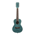Kala Rhapsody in Blue Sparkle Concert Ukulele with Gig Bag