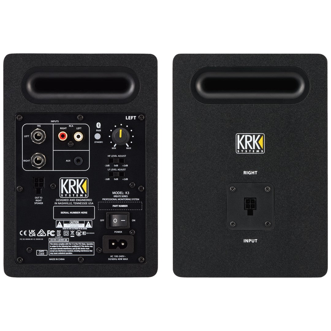 KRK K3 Kreate Series 3” Studio Monitor (Pair)