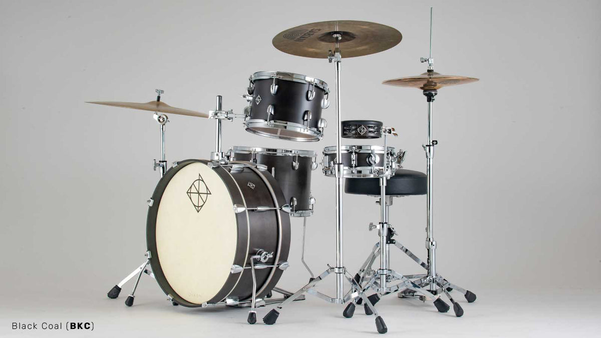Dixon New Roomer 5-Piece Drum Kit with Hardware - Black