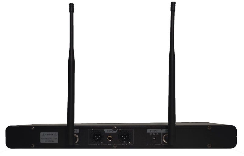 Lane Pro LR-662 Dual UHF Handheld Wireless Microphones