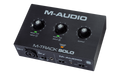 M-Audio M-Track Solo USB Audio Interface – 48kHz 2-Channel Recording with Crystal™ Preamps