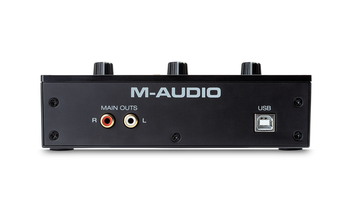 M-Audio M-Track Solo USB Audio Interface – 48kHz 2-Channel Recording with Crystal™ Preamps