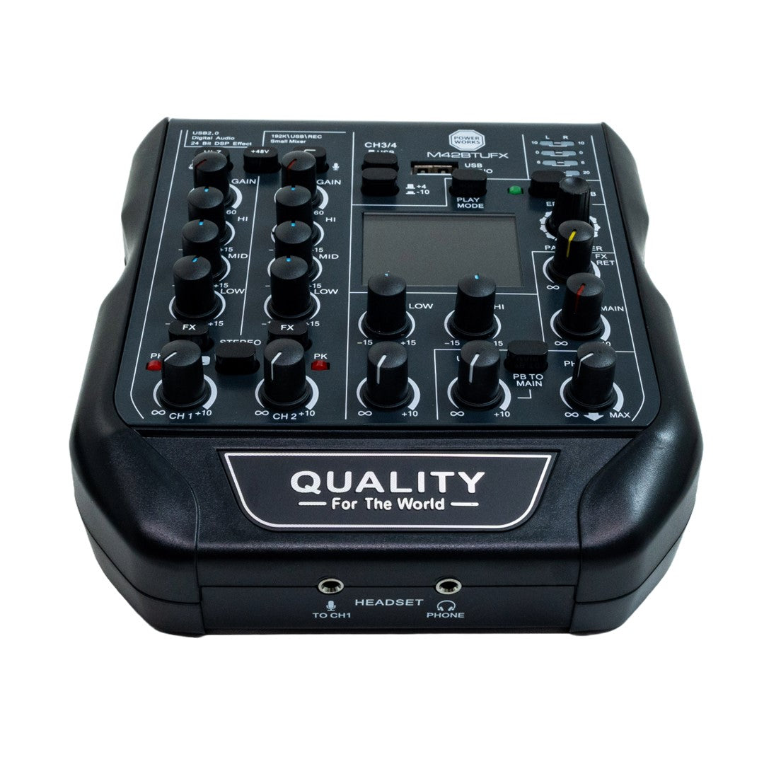 PowerWorks M42BT-UFX Bluetooth Audio Mixer