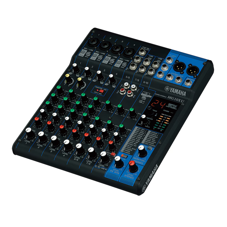 Yamaha MG10XU – 10-Channel Analog Mixer with USB & Effects
