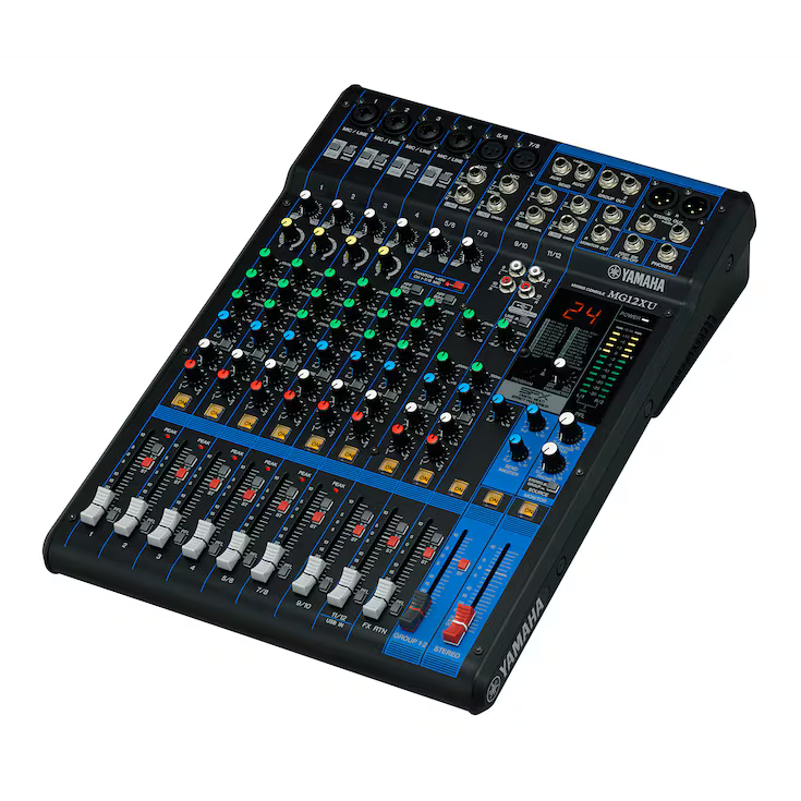 Yamaha MG12XU – 12-Channel Analog Mixer with USB & Effects