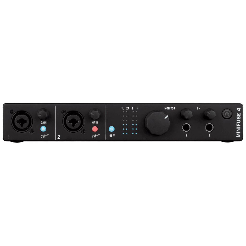 Arturia MiniFuse 4 USB-C Audio Interface – Black