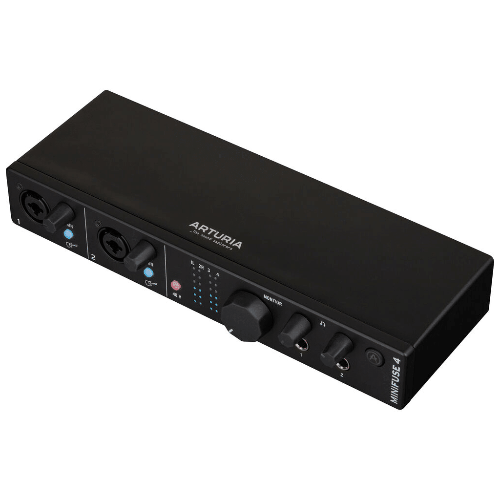 Arturia MiniFuse 4 USB-C Audio Interface – Black