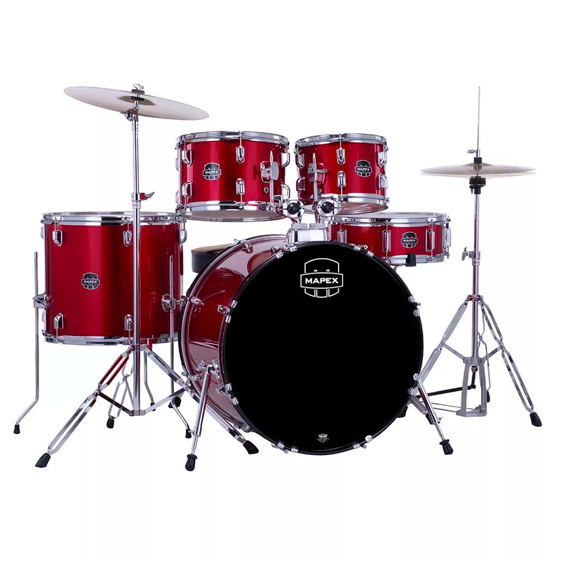 MAPEX COMET 5294FTC ROCK DRUM KIT WITH CYMBALS AND HARDWARE