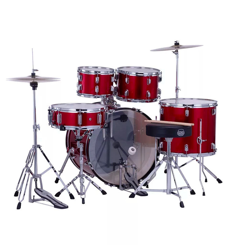 MAPEX COMET 5294FTC ROCK DRUM KIT WITH CYMBALS AND HARDWARE