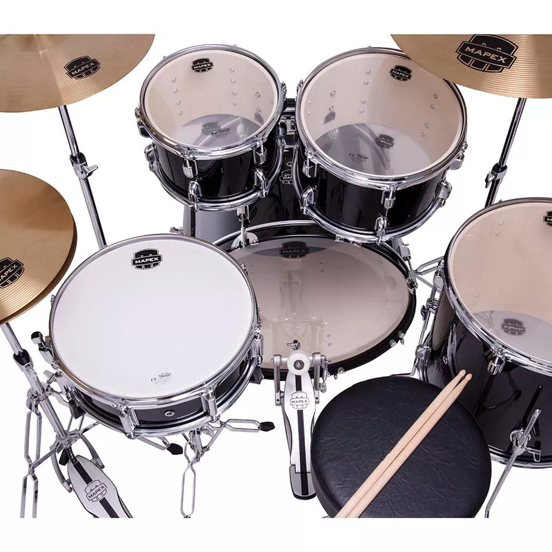 MAPEX COMET 5844FTC JAZZ DRUM KIT WITH CYMBALS AND HARDWARE