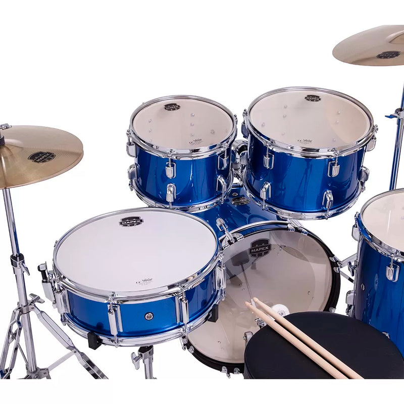 MAPEX COMET 5294FTC ROCK DRUM KIT WITH CYMBALS AND HARDWARE