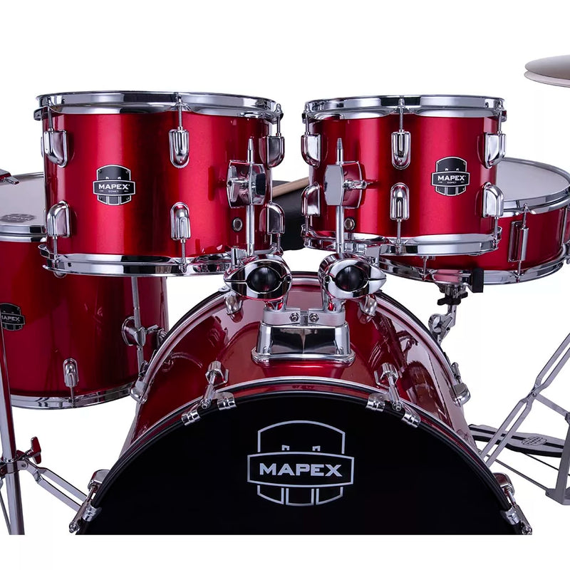 MAPEX COMET 5294FTC ROCK DRUM KIT WITH CYMBALS AND HARDWARE