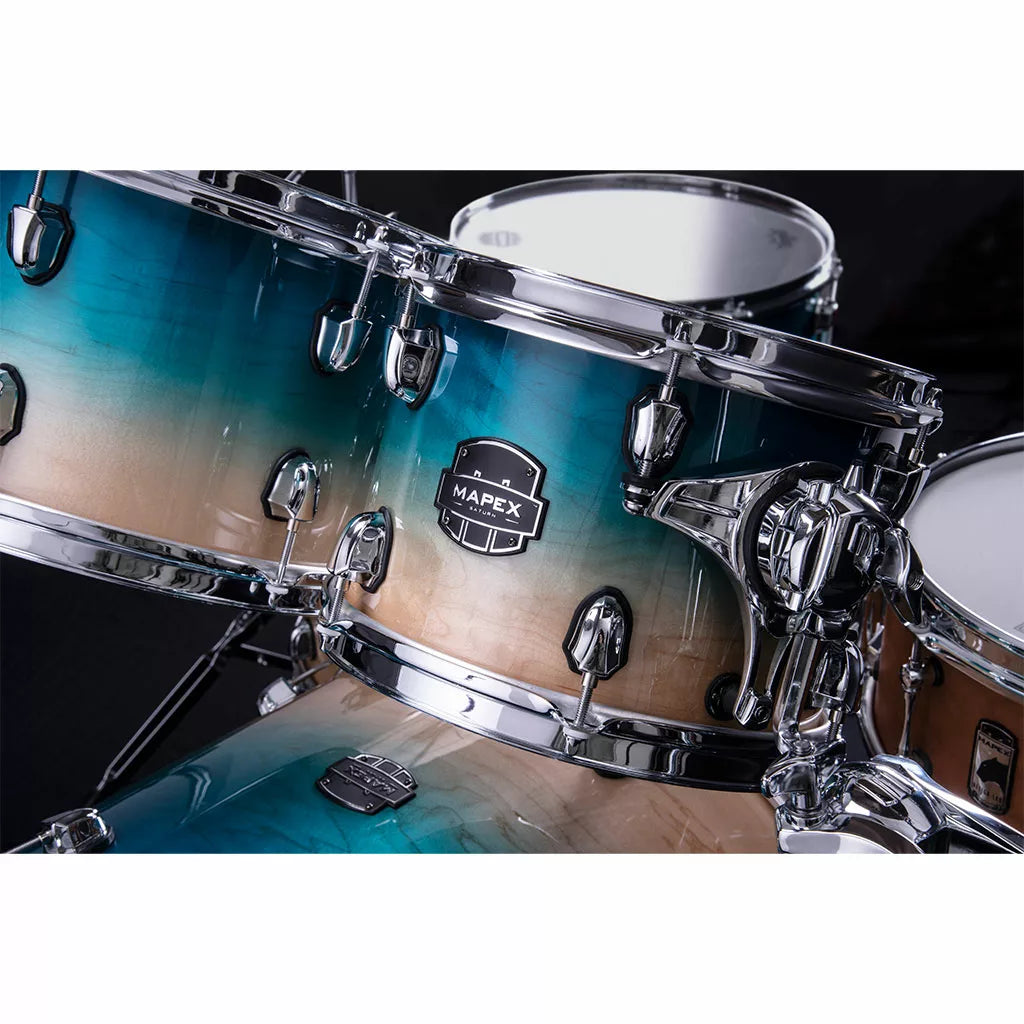 Mapex SATURN Studioease 5-Piece Drum Kit - Aqua Fade