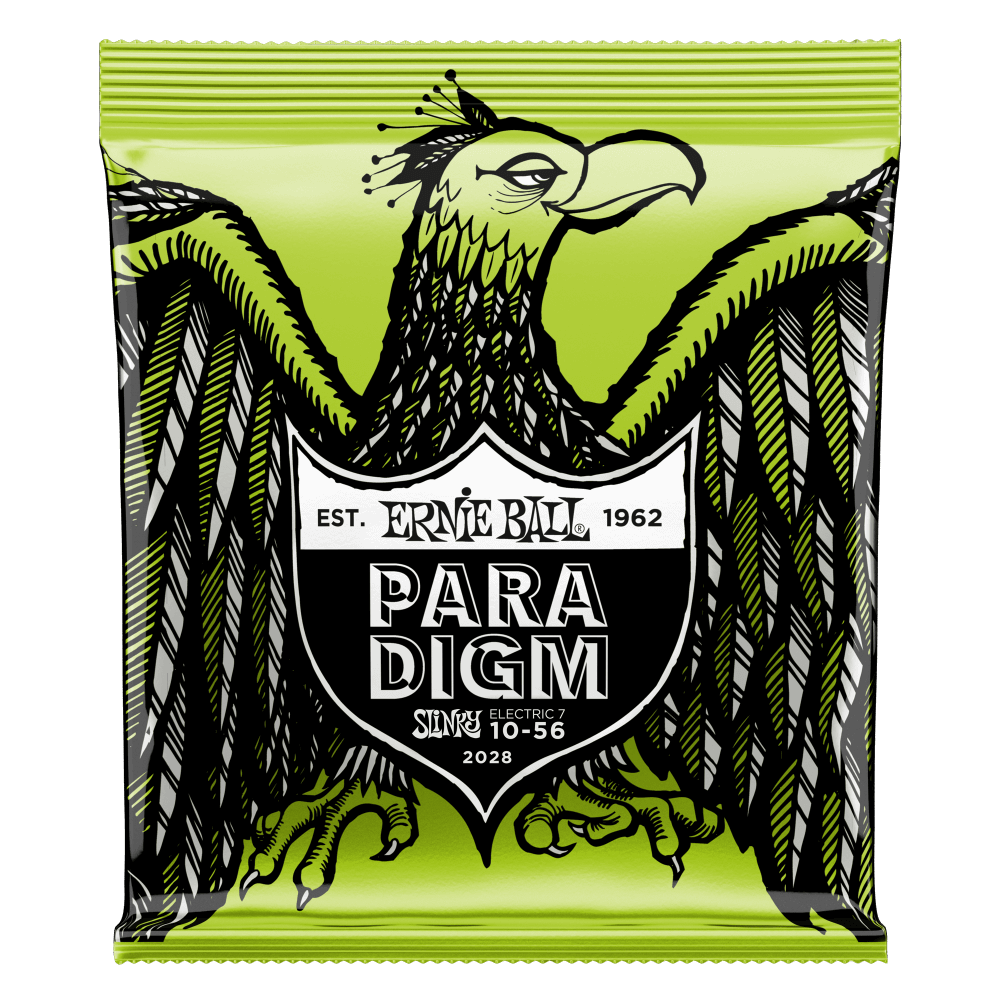 Ernie Ball Regular Slinky Paradigm 7-String Electric Guitar Strings 10-56 Gauge