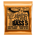 Ernie Ball Hybrid Slinky Nickel Wound 5-String Electric Bass Strings 45-135 Gauge