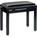Stagg Piano Bench with Black Vinyl Top