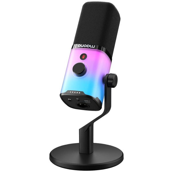 Maono PD100X RGB USB and XLR Dynamic Microphone for Streaming
