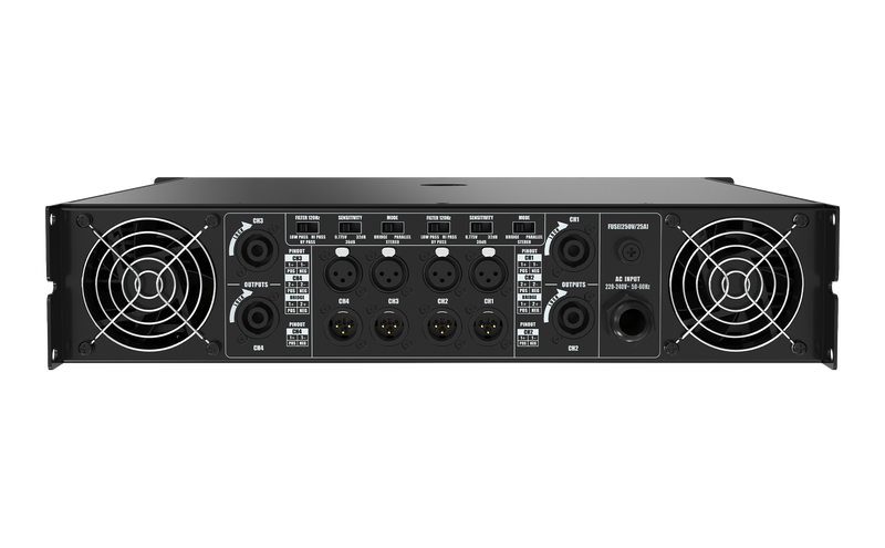 AUDIOCENTER PD1000 PROFESSIONAL 4-CHANNEL AMPLIFIER