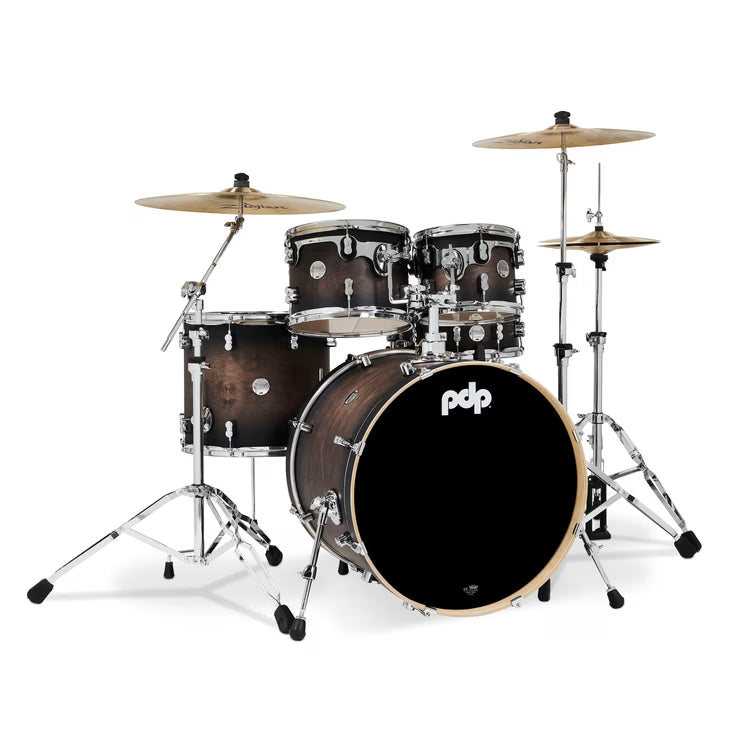 PDP Concept Maple 5-piece Shell Pack – Satin Charcoal Burst (DWPDCM2215SCB)