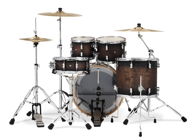 PDP Concept Maple 5-piece Shell Pack – Satin Charcoal Burst (DWPDCM2215SCB)