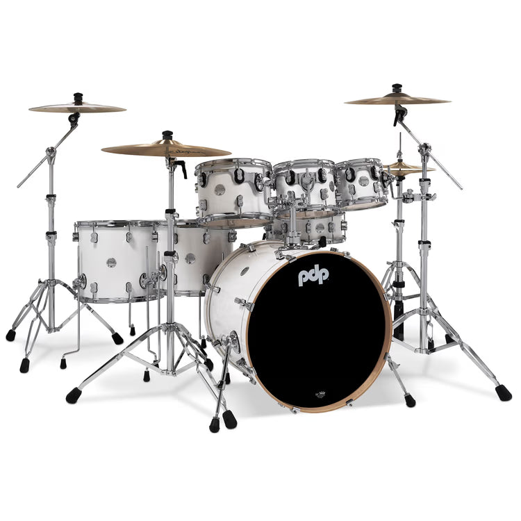 PDP Concept Maple 7-Piece Shell Pack – Pearlescent White (DWPDCM2217PW)