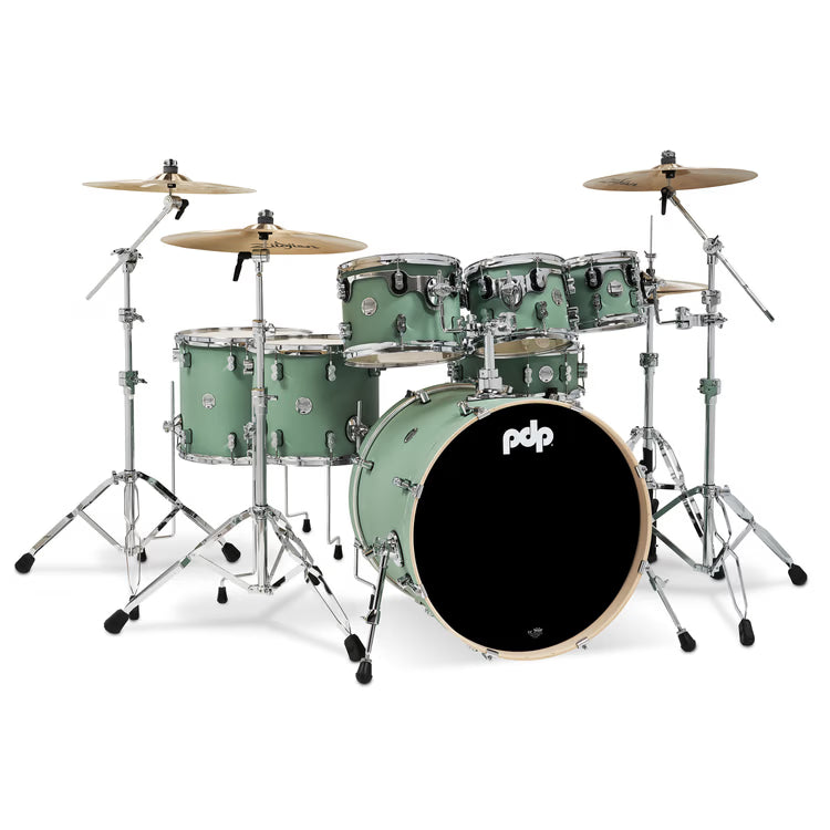PDP Concept Maple 7-Piece Shell Pack – Satin Seafoam (DWPDCM2217SF)
