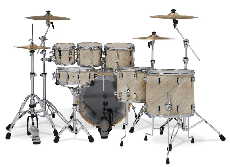 PDP Concept Maple 7-Piece Shell Pack – Twisted Ivory (DWPDCM2217TI)