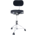 Dixon Motorcycle Style Drum Throne with Backrest