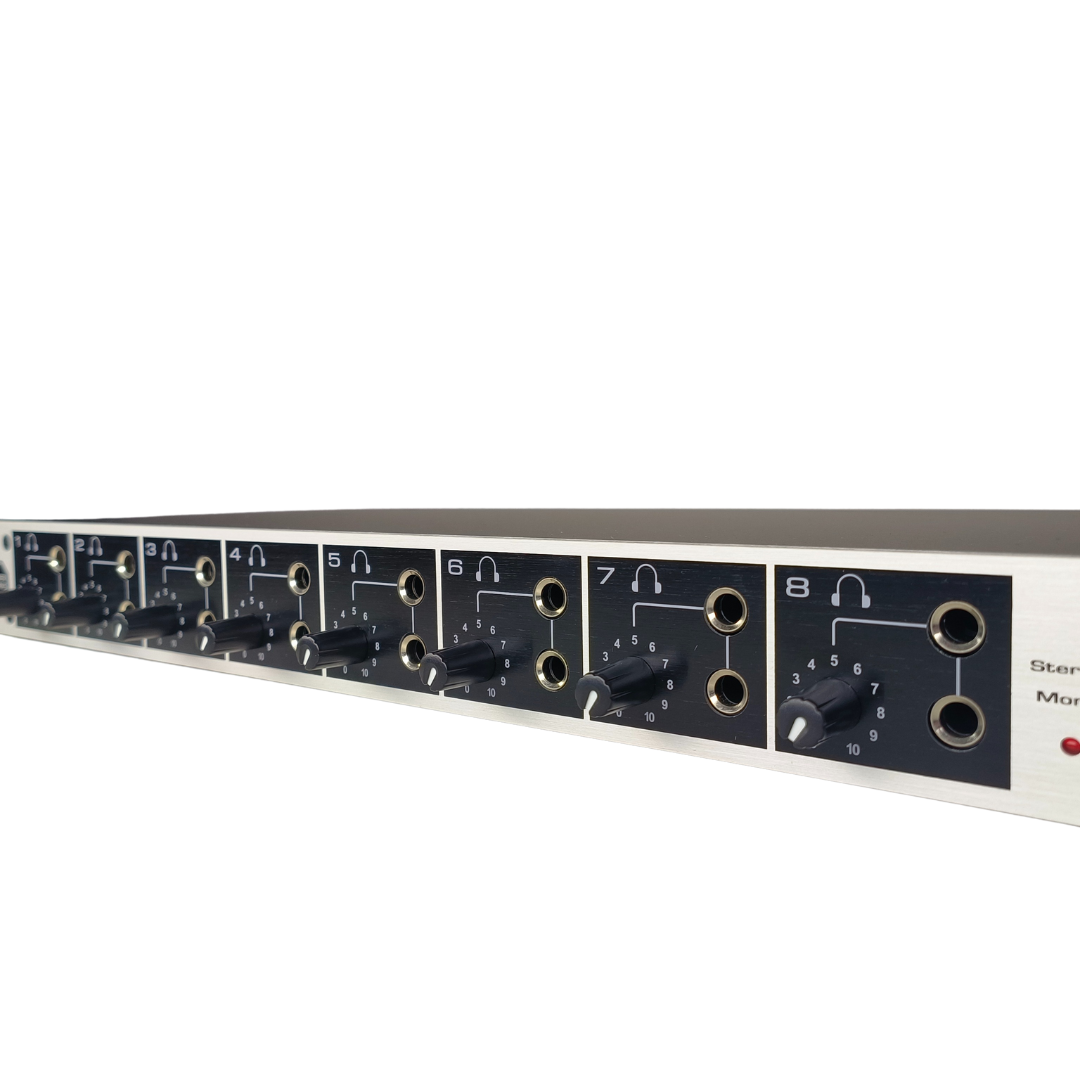 PowerWorks PW-HPA-1600 8-Channel Rack Mounted Headphone Amplifier