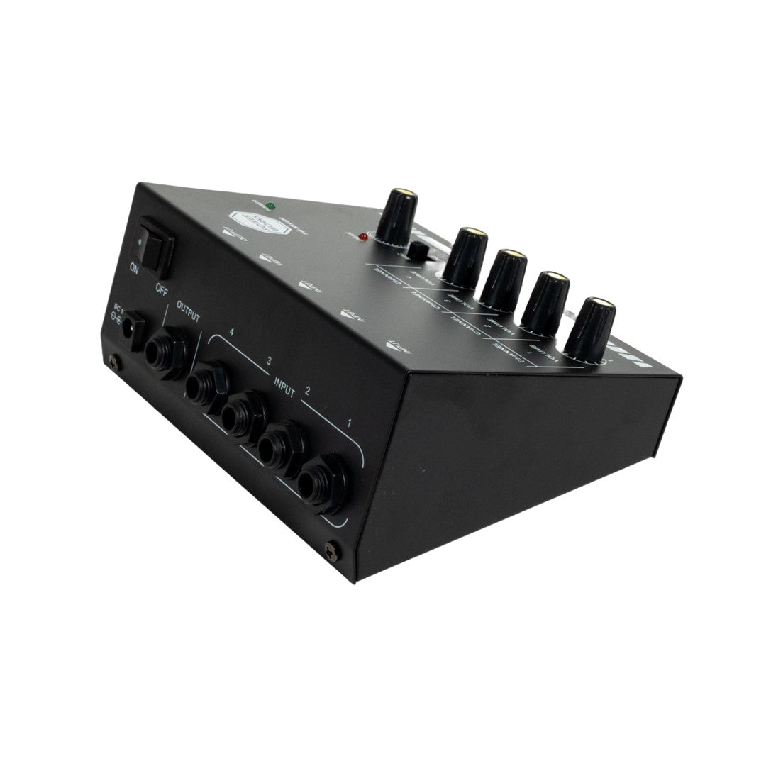 PowerWorks PW-MIX-400 4-Channel Mini Audio Mixer