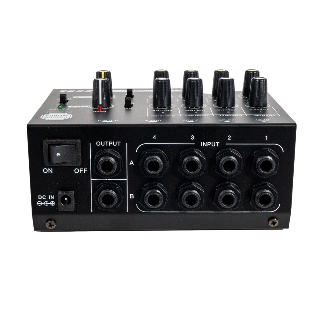 PowerWorks PW-MIX-800 8-Channel Mini Audio Mixer