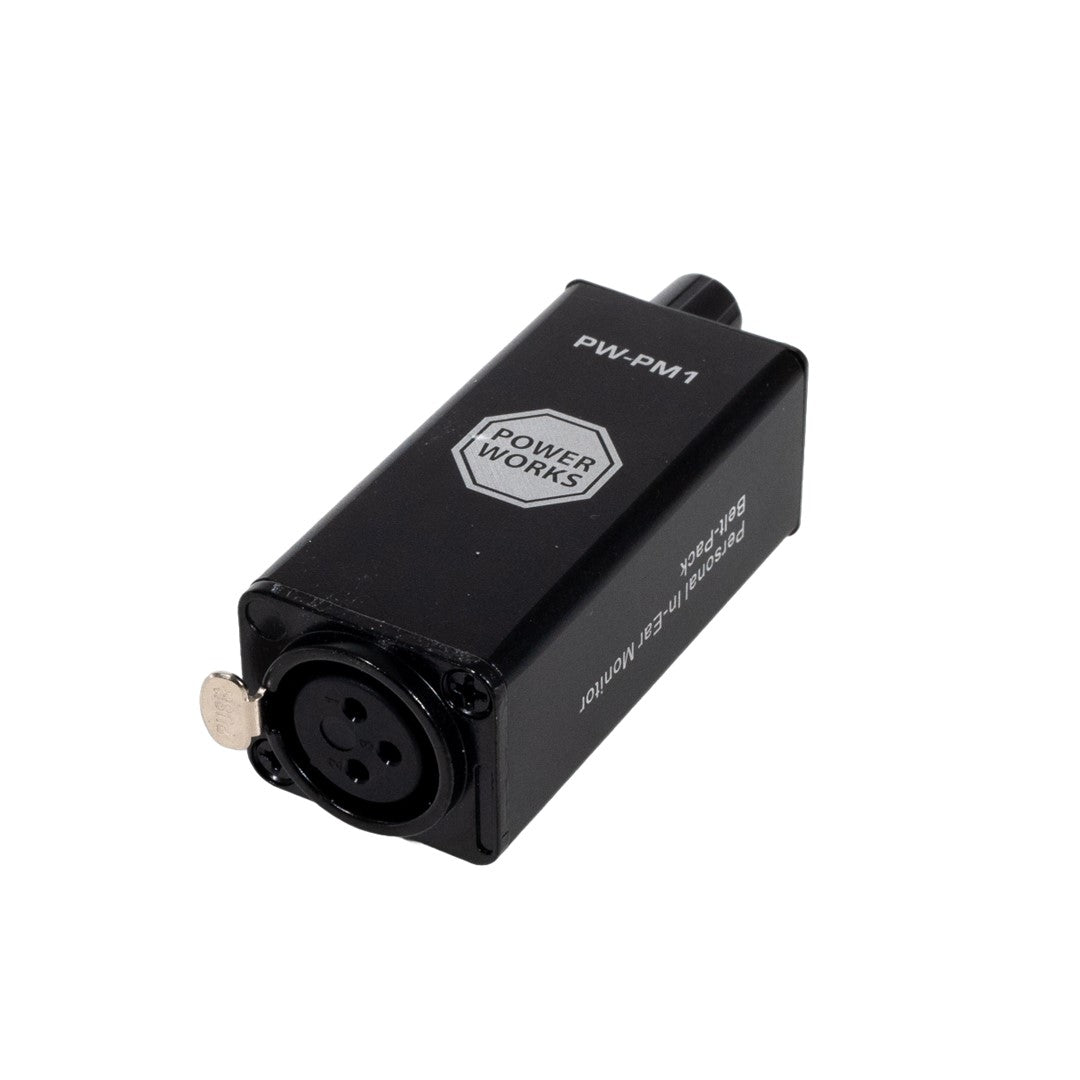 PowerWorks PW-PM-1 Passive In-Ear Monitor Belt-Pack