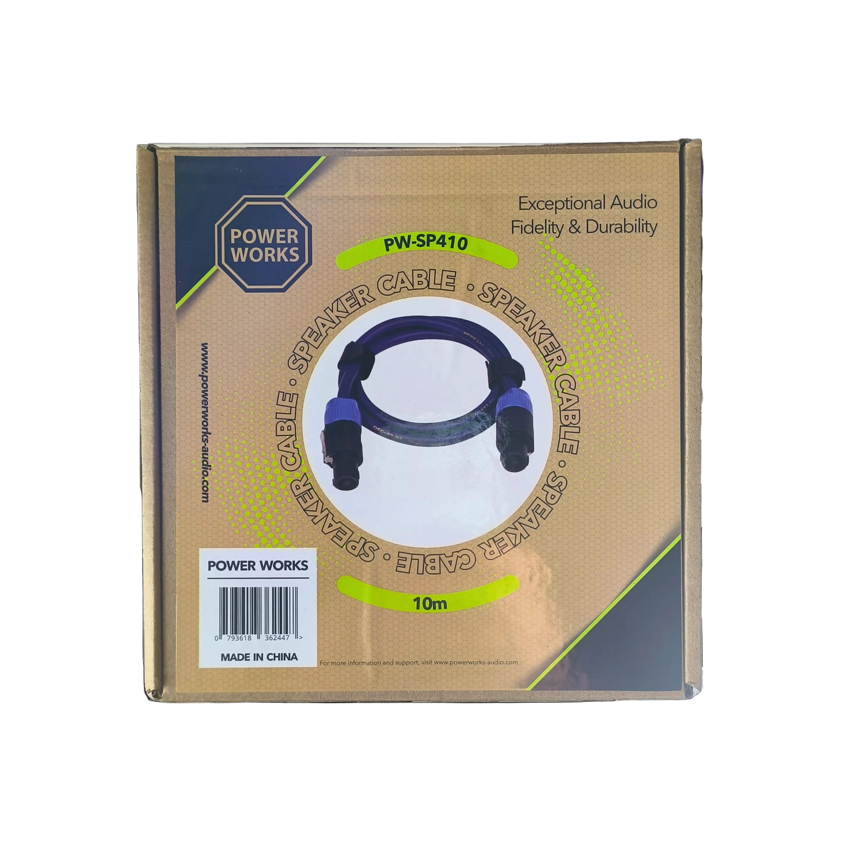 PowerWorks PW-SP410 10M Speakon to Speakon Cable