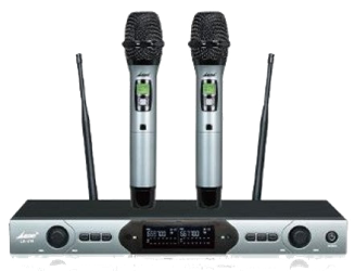 Lane Pro LR616 Dual UHF Handheld Microphone Set