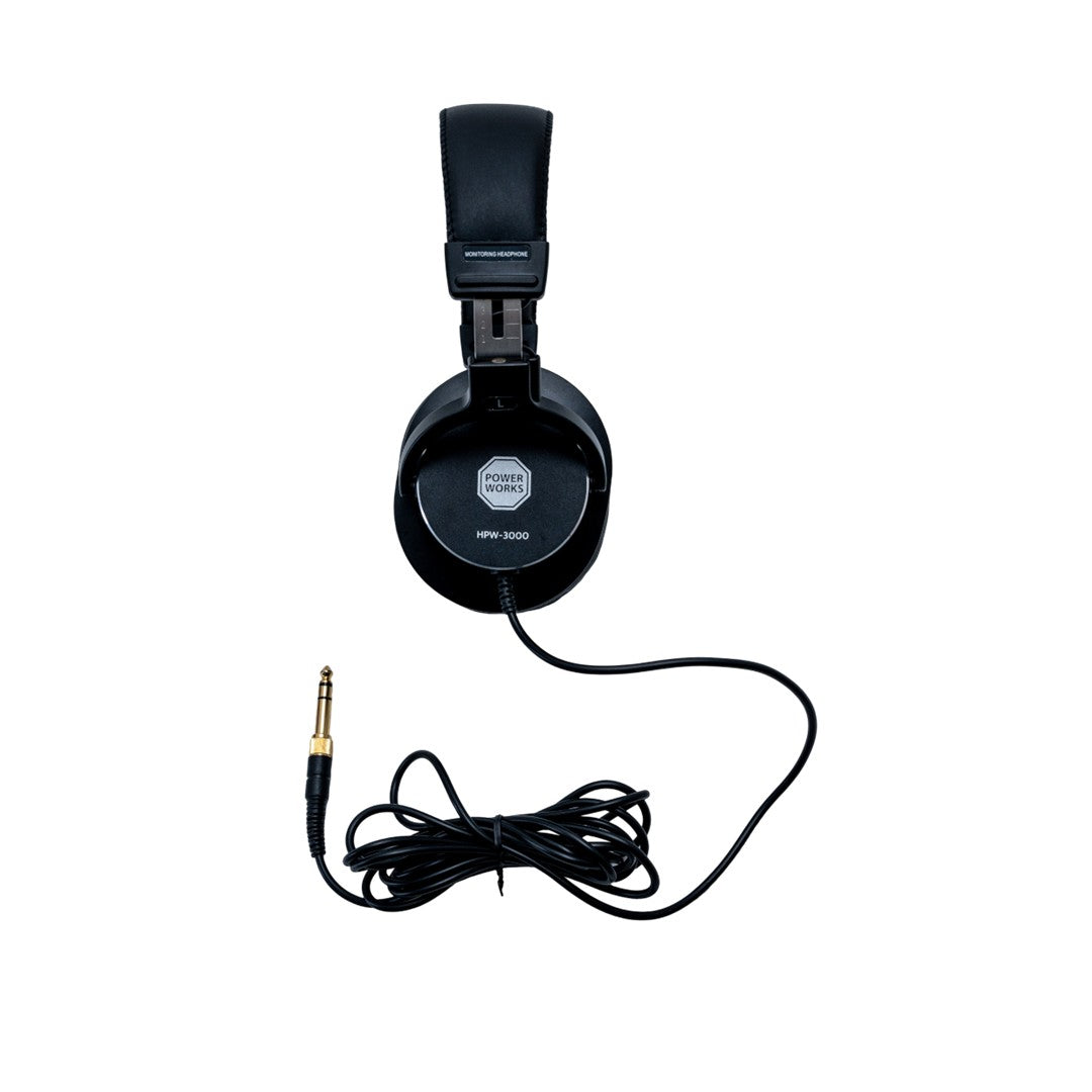 PowerWorks HPW-3000 Closed-Back Studio Headphones