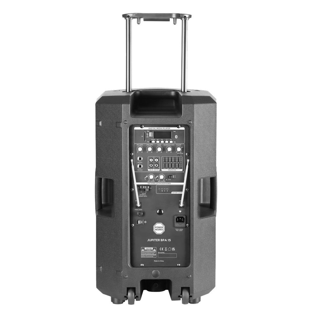 PowerWorks JUPITER BPA 15 15-inch Battery Powered Speaker