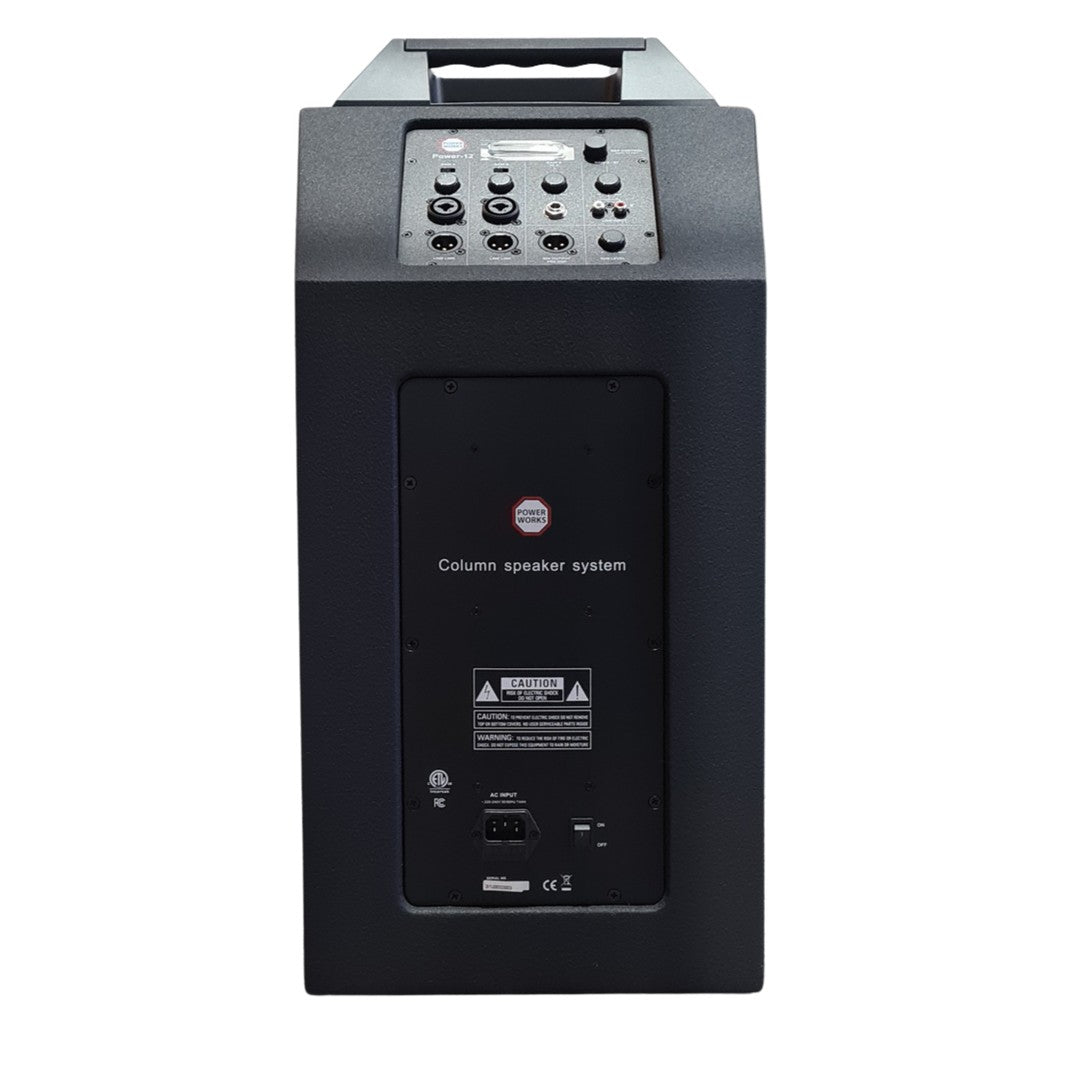 PowerWorks POWER-12 Active 3-Way Column Speaker System